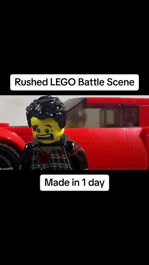 Rushed LEGO Battle Scene