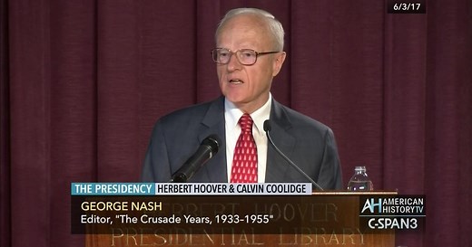 Herbert Hoover and Calvin Coolidge