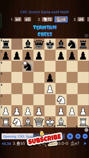 Pembukaan Catur Ini Sering Dipakai Master Tapi Jarang Diketahui! | Scotch Game Explained ♟️🔥 #chess