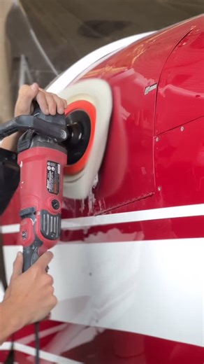 Art Craft Paint Inc on Instagram: "This Cessna 180 got a classic paint scheme before flying off home…🔴⚪️✈️ #artcraftpaint #cessna #cessna180 #aviation #airplanerestoration #ArtCraftPaint #PlanePainters #AviationIndustry #artcraftpaint #aviation #plane #aircraft #aviationnerd #aviationfam #avgeek #fyp #instagramplane #aircraft #cessnaaircraft #classicaircraft #bondo #sander #workhardplayharder #aircraftpaint #oshkosh #airshow #aircraftrestorationcompany #shop #oshkoshairshow #oshkoshairventure #