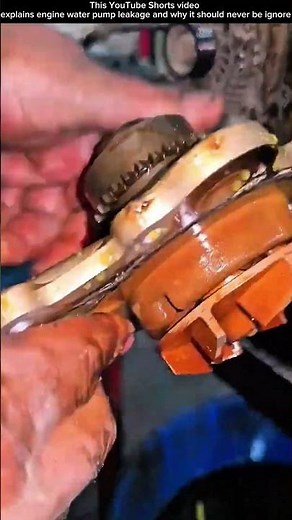 Engine Water Pump Leakage Signs Causes and Fix #shortvideo