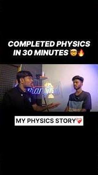 Completed physics in last 30 minutes of NEET🤧💔Don’t do the mistake i did #neetmotivation #neet2026