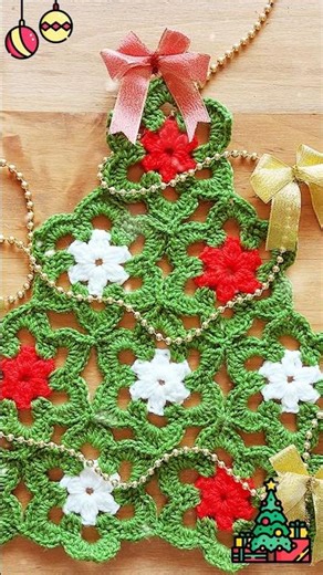 #chritsmas #crochet #tree #ornaments