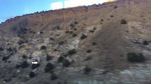 Galisteo Basin aboard the New Mexico Rail Runner. | New Mexico Magazine