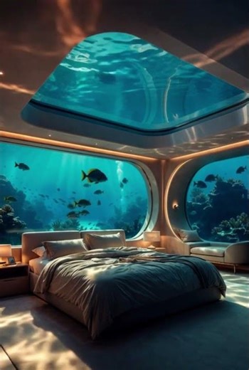Futuristic underwater luxury homes concept #modernarchitecture #relax #moderndesign