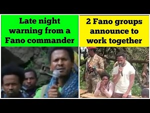 Late night warning from a Fano commander | Two Fano groups announce to work together