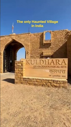 Zooming Into Kuldhara: India’s Most Haunted Ghost Village 📍