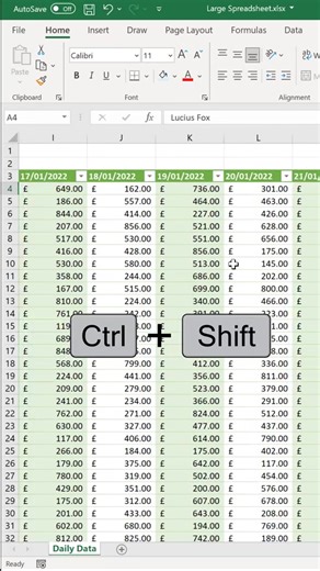 Scroll sideways in Excel using the mouse wheel #fyp #exceltips #excel #timesavingtips #learnontiktok | Ready Staeady Excel