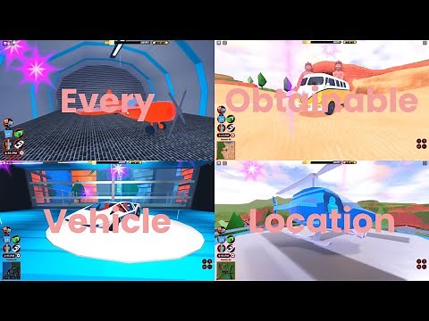 The Locations Of Every Obtainable Vehicle In Jailbreak (Roblox 2021)