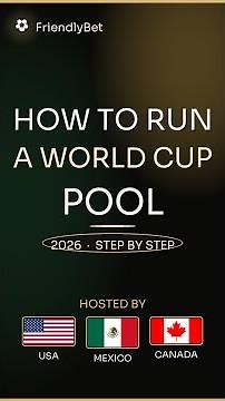 How to Run a World Cup 2026 Pool in 5 Steps (Free) #Shorts