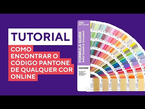 COMO ENCONTRAR CÓDIGO PANTONE DE QUALQUER COR - TUTORIAL