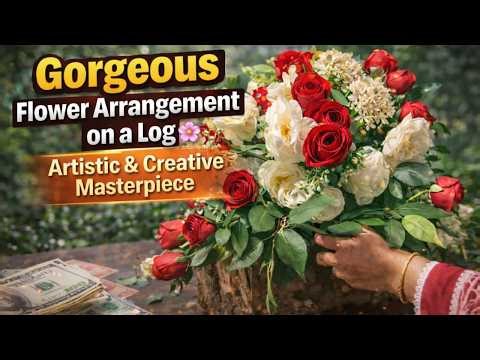 Beautiful Silk Flower Arrangement Tutorial 🌸 Elegant & Long-Lasting Floral Decor
