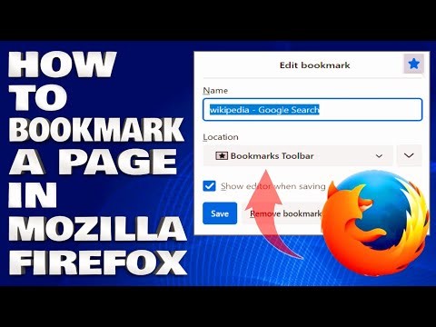 How To Bookmark a Page in Mozilla Firefox Web Browser [Guide]