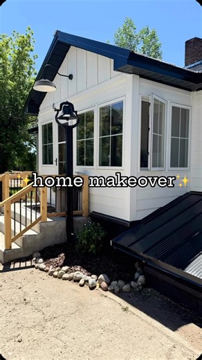 Out with the old and in with the “new”. All I needed was a glow up for this 1949 home of ours 😍 . . . #home #renovation #beforeandafter #remodel #diy #diyproject #oldhome #homesweethome | The Sassy Barn