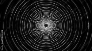 Spinning Circular Particles Background/ Animation of an abstract background with circles and spinning particles and depth of field blur