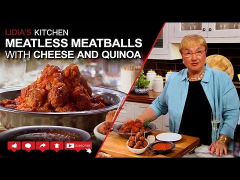 Meatless Meatballs with Cheese and Quinoa