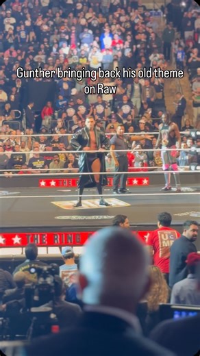 Vinny Pagz on Instagram: "Gunther bringing back his original theme on Raw #wwe #wrestling #prowrestling #wweuniverse #wweraw"