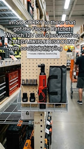 Flectric Ratchet Wrench 12V on Mega Triple Discount