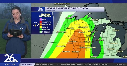 More storms possible tomorrow