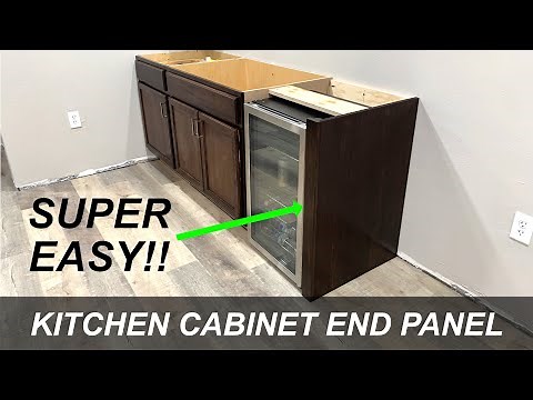 Kitchen Cabinet End Panel | How to Make