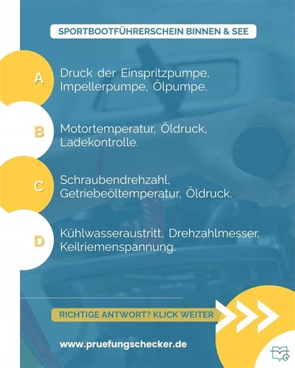 Sportbootführerschein SBF Binnen Motor und See - Frage 052