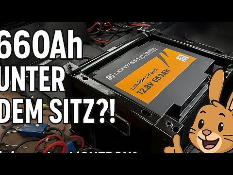 Rabbit Hole Technology – 660Ah under the seat?! My first LIONTRON® installation explained step by...