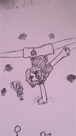 Ashlyn does a split handstand/trend #art #drawing #trend