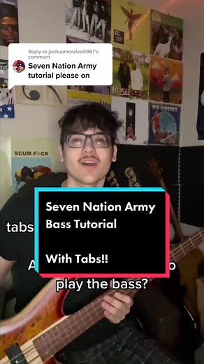 Seven Nation Army Bass Tutorial with Tabs!