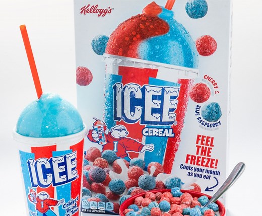 This new ICEE cereal actually cools your mouth as you eat it - feel the freeze!