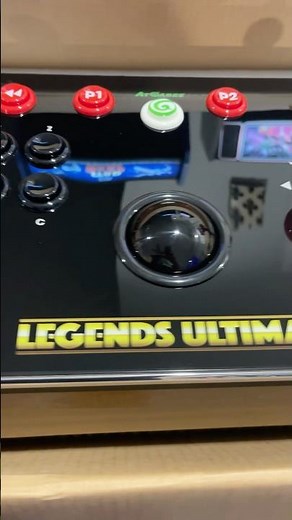 Atgames Sam’s Club Legends Ultimate CE Control panel looks sharp in black