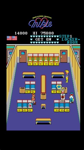 Mikie 02– Classic Arcade Gameplay#shorts