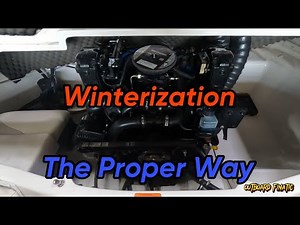 Mercruiser 4.3 Winterization (Keep your motor protected) #diy #mercruiser