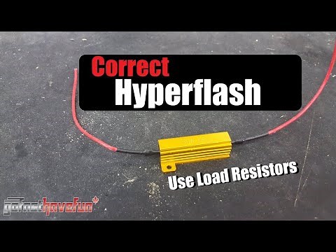 Load Resistor Install (Eliminating Signal Hyper Flash) | AnthonyJ350