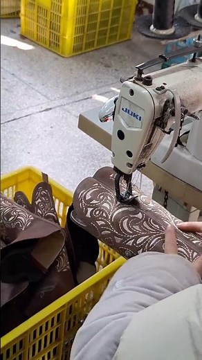 Cowboy Boot Sewing Process | Skilled Leather Boot Craftsmanship