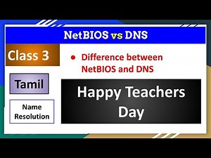 #3 Difference between NetBIOS and DNS in Tamil | #windows | Huzefa |