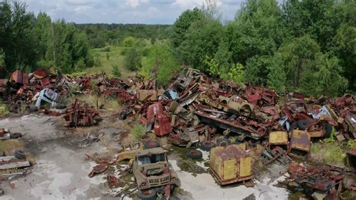 Left behind: High above Chernobyl’s eerie urban wilderness