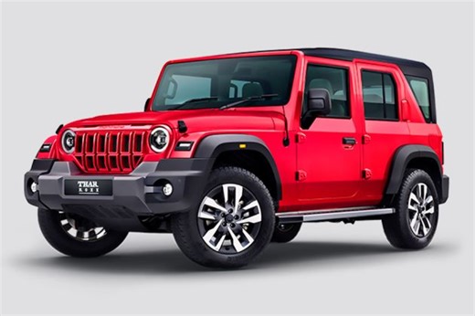 Mahindra Thar ROXX Tango Red Colour - Tango Red Thar ROXX Price