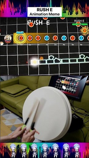 RUSH E (Solo Ver) - Animation Meme [Drum] 🥁