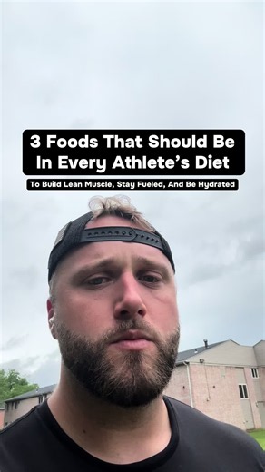 3 Foods That Should Be In Every Athlete’s Diet #fyp #athlete #sports #food #footballtiktok