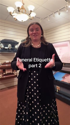 Part 2: What to do when you attend a funeral service! #fyp #foryou #funeral #funeralhome #etiquettetips