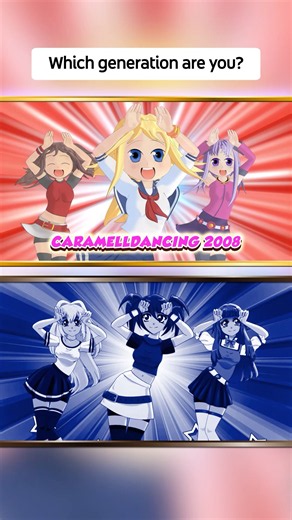 Caramelldancing 2008 vs 2018 | Which generation are you? 🤔