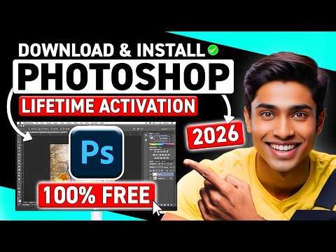 How to Download Adobe Photoshop for FREE on PC & Laptop? | Photoshop Free Download!