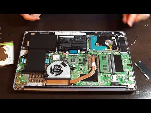 Asus X510UAR F510UA HDD Replacement Guide (HD)