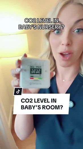 Have you heard about CO2 monitors for your house? 😮‍💨 #babytips #babytrends #babysleep #babysleeptips #newmom #newbaby #newmomsoftiktok #newparents #co2monitor