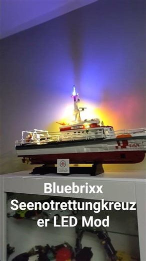 Bluebrixx Seenotrettungkreuzer LED Mod #bluebrixx #moc