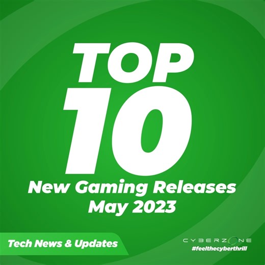 139K views · 45 reactions | What a time to be a gamer! #TechAssured new releases are all around for PC, PS5, Xbox and more. Here are the top 10 games that’s making us #FeelTheCyberThrill this May. For more tech news, #CheckCyberzone online via https://www.smcyberzone.com/ or through the SM Malls Online app: https://smmallsonline.onelink.me/DFqS/CyberzoneDeals | SM Cyberzone | Facebook