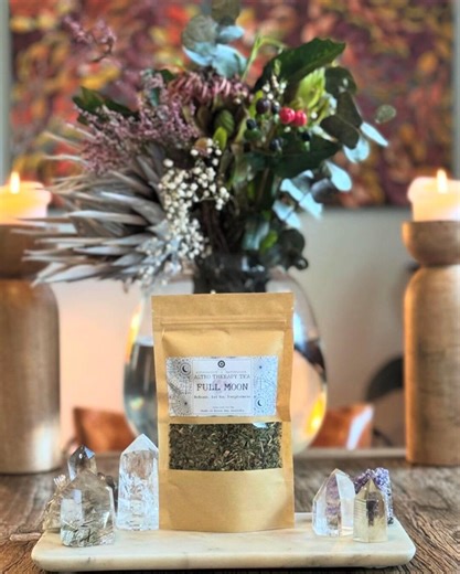 Astro Therapy Tea “full Moon” | Organic Herbal Tea Blend | Caffeine Free Tea | Lemon Balm Licorice Tea | Loose Leaf Tea | Made in Australia - Etsy