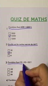 Fun math test | Easy mental math quiz