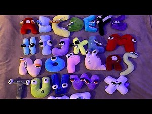 Alphabet Lore Plush All Letters A-Z | Funny Unboxing 1 series