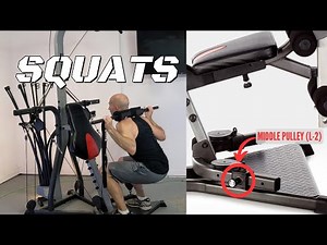 Squats on the Bowflex | #XCEED #XTREME #L3 #Legs #Quads #Glutes #hamstrings